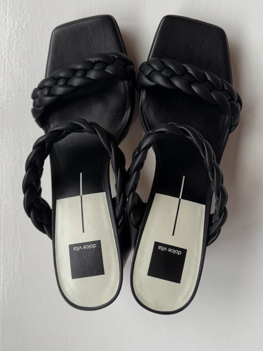 Dolce Vita Black Stella Ashby Heels, size 13